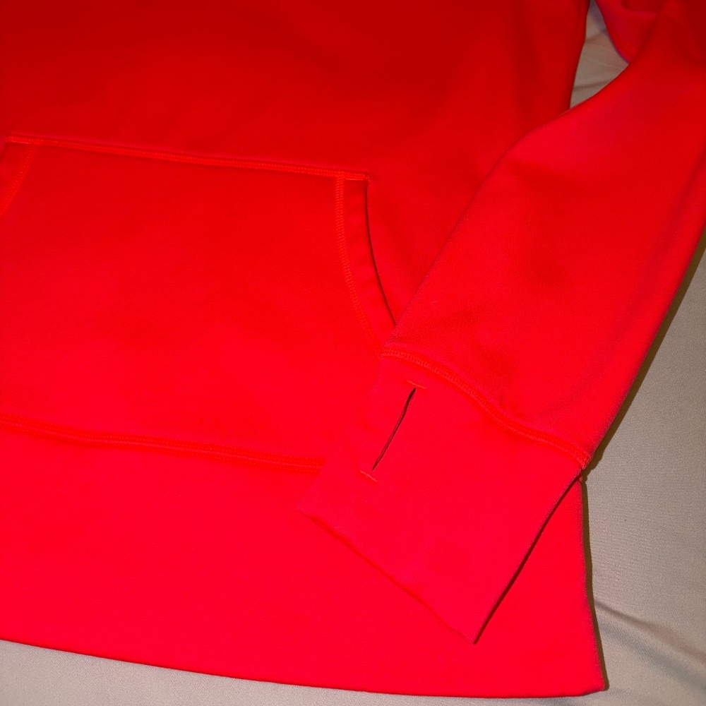 Nike Neon Pink Women’s Long Sleeve Therma Fit Sweater Top Size Medium - Picture 3 of 5